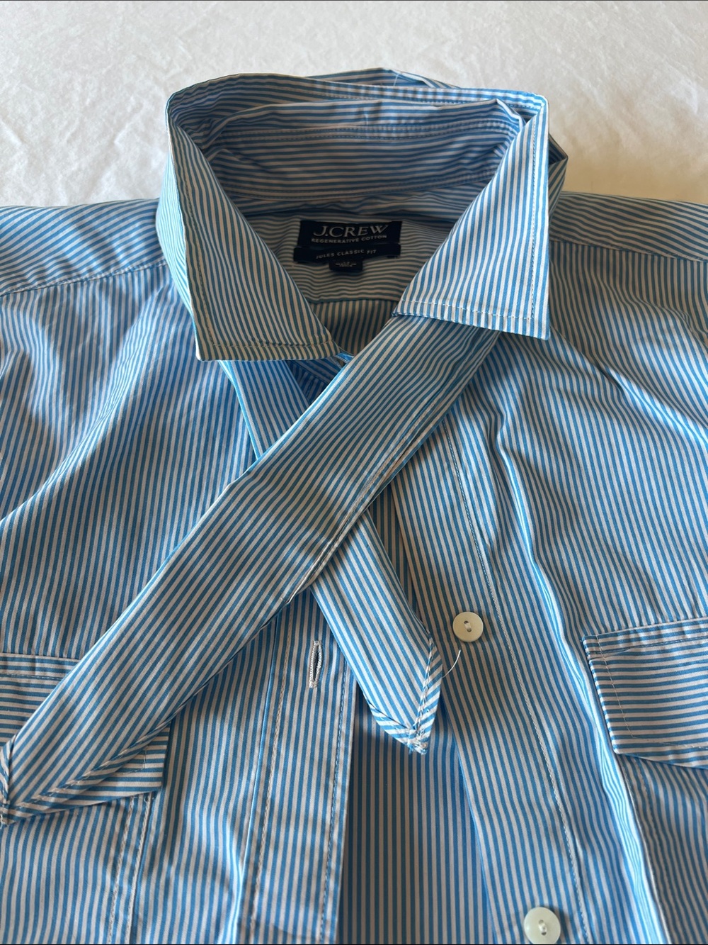J. Crew Jules Tie at Neck Blouse